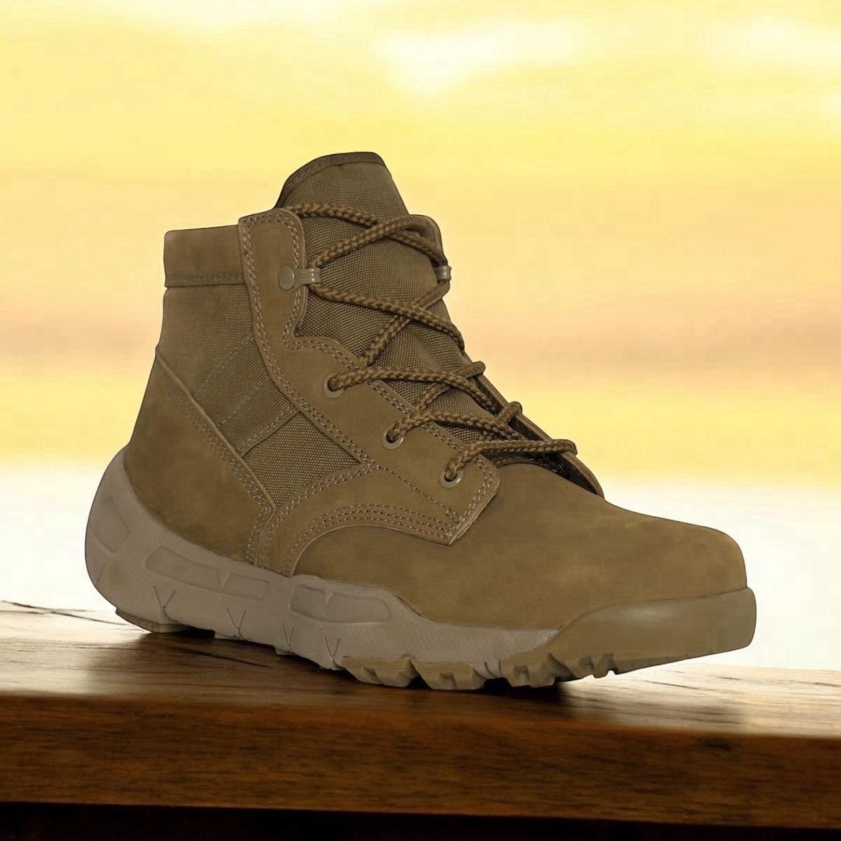 ROTHCO V-Max Lightweight Tactical Boots 6 Inch - Coyote Brow Hiking Tactical Boot - Walking Shoes, Boy Comfort Footwear Design