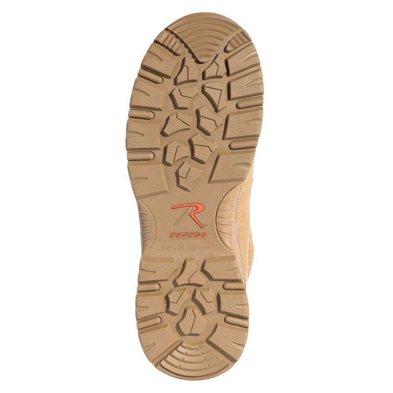 Rothco Guardian Coyote Brown Composite Toe 8 Inch Tactical Boots - Men’s Frontline Tactical Boot