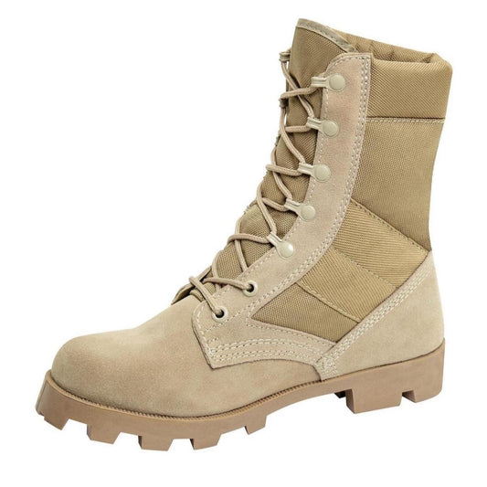 Rothco Speedlace Jungle Boots 8 Inch - Desert Tan, Coyote Brown Jungle Boot