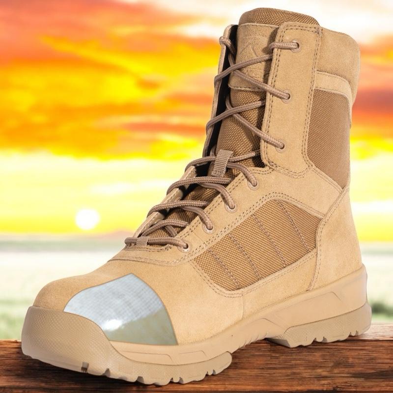 Rothco Guardian Coyote Brown Composite Toe 8 Inch Tactical Boots - Men’s Frontline Tactical Boot