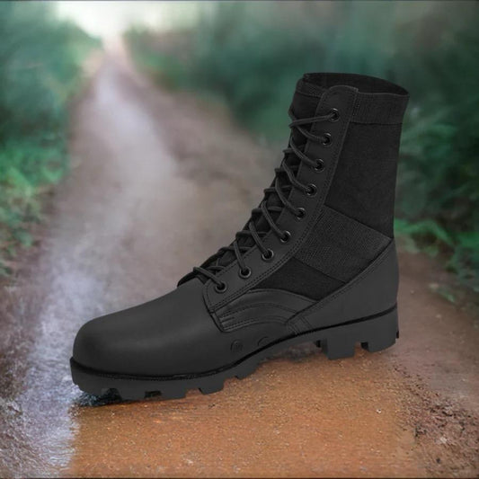 Rothco G.I. Type Steel Toe Jungle Boots for Men - Classic Design Comfort Closed Walking Shoes Fashion Lace Footwear Boot