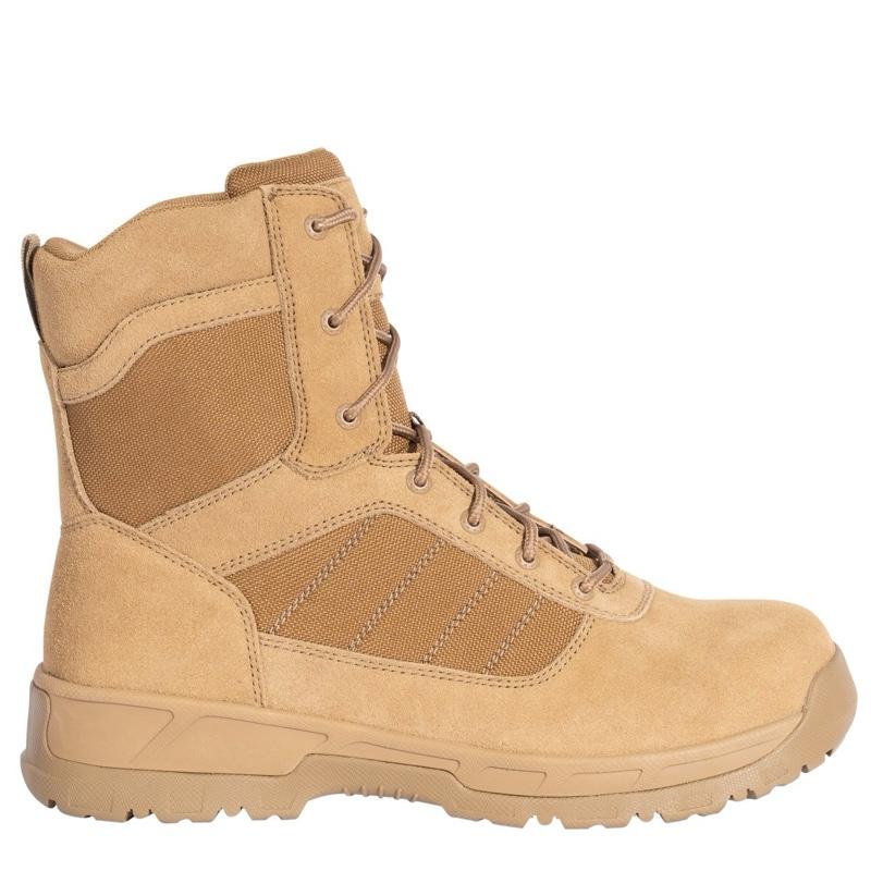 Rothco Guardian Coyote Brown 8 Inch Tactical Boots - Men’s Frontline Tactical Boot