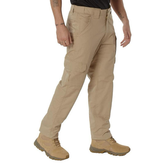 Rothco Tactical Duty Pants - Durable Poly/Cotton Rip-Stop Material, Stain Resistant, 8 Multi-Functional Utility Pockets, Zipper Closure, 32” inseam Mens Trouser