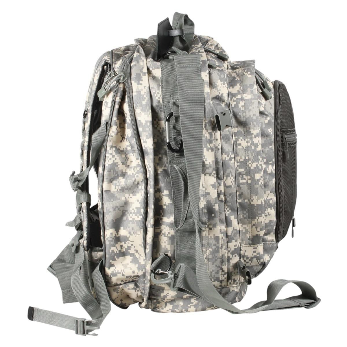 ROTHCO Move Out Tactical Travel Backpack Bug Out Bag - Black/ACU Digital