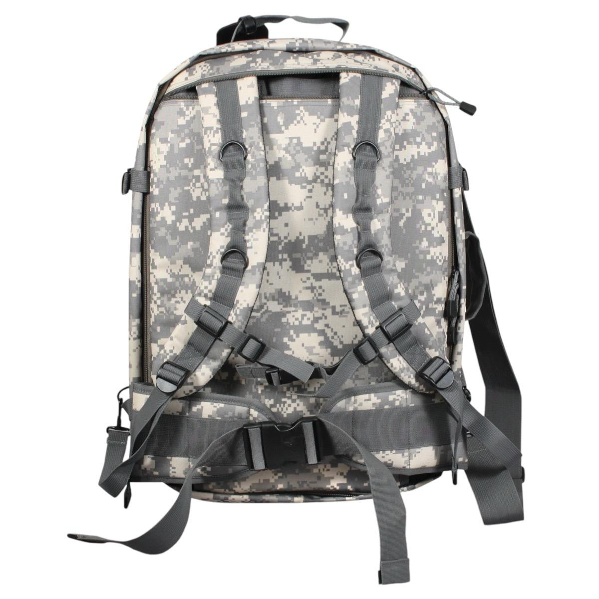 ROTHCO Move Out Tactical Travel Backpack Bug Out Bag - Black/ACU Digital