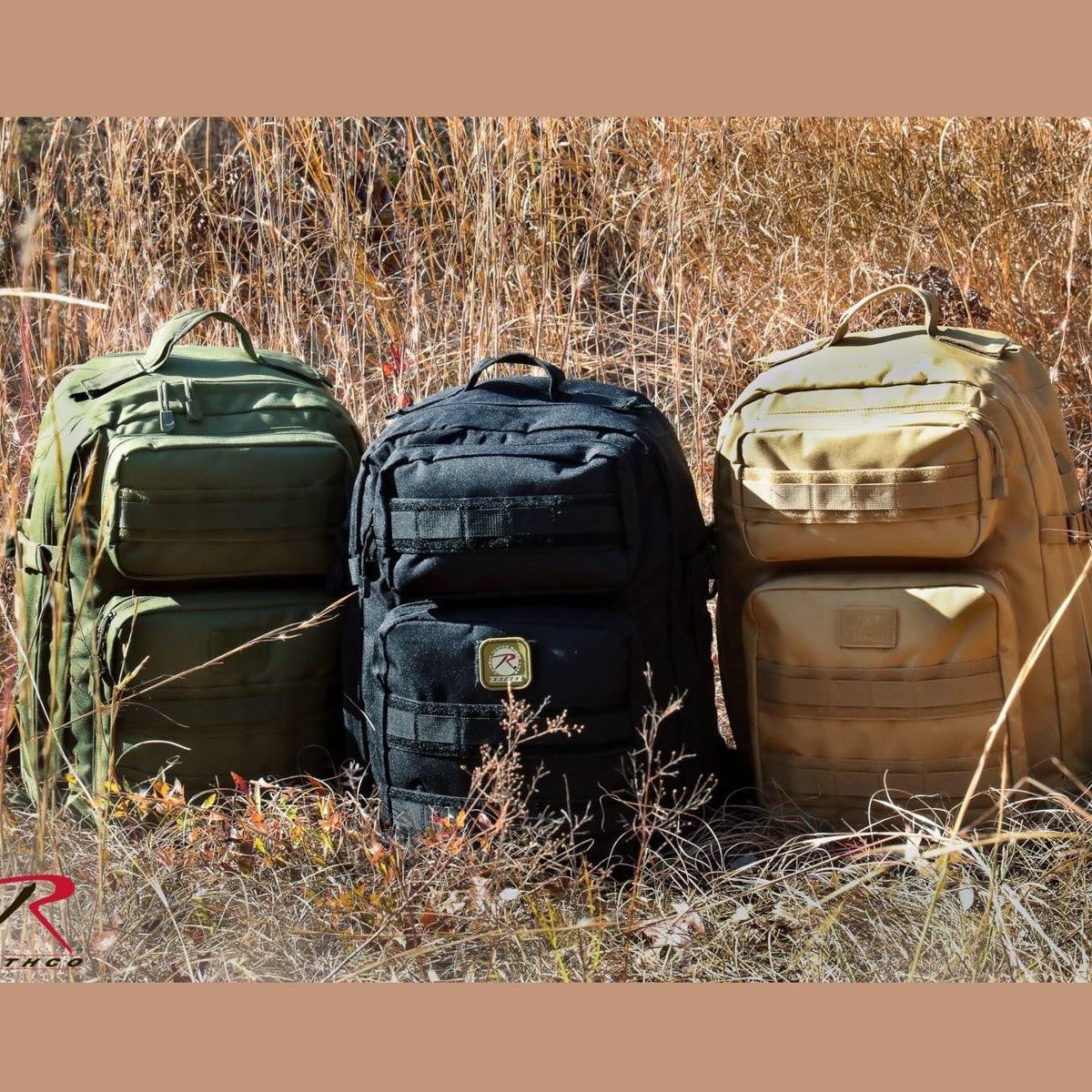 Rothco Fast Mover Tactical Backpack, 34L Capacity, 600 Denier Polyester,