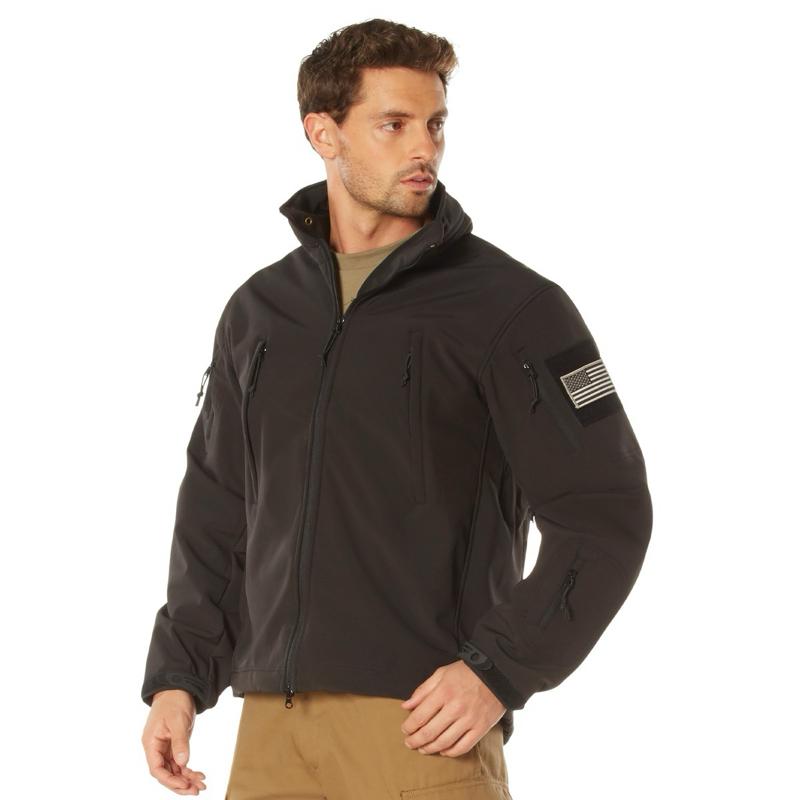 Rothco Special Ops Soft Shell Jacket Black