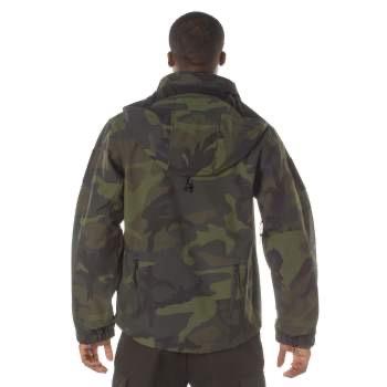 ROTHCO Men's Midnight Camo Special Ops Soft Shell Jacket - Water Resistant - Camouflage Operator Long Sleeve - Longsleeves, Underwear