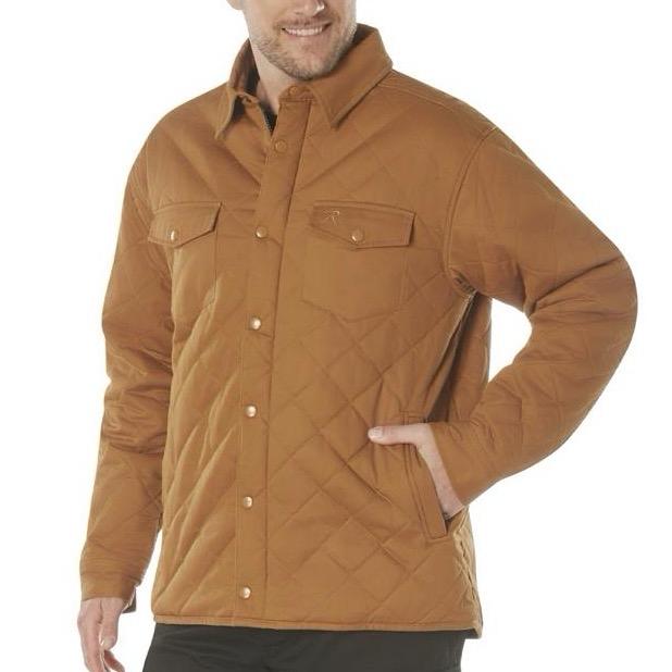 Rothco Men’s Diamond Quilted Cotton Jacket Midnight Navy Blue - Long Sleeve Menswear Jacket