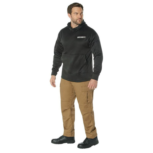 "Rothco Security Concealed Carry Hoodie – Black with Hidden Pocket for Men!"