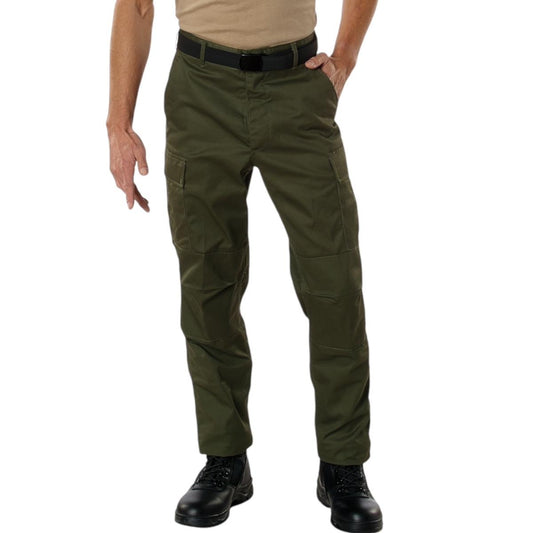 Rothco Tactical BDU Cargo Pants - Men’s Straight Leg, High Capacity Pockets - Multiple Sizes and Colors - Casual Cargo Trousers