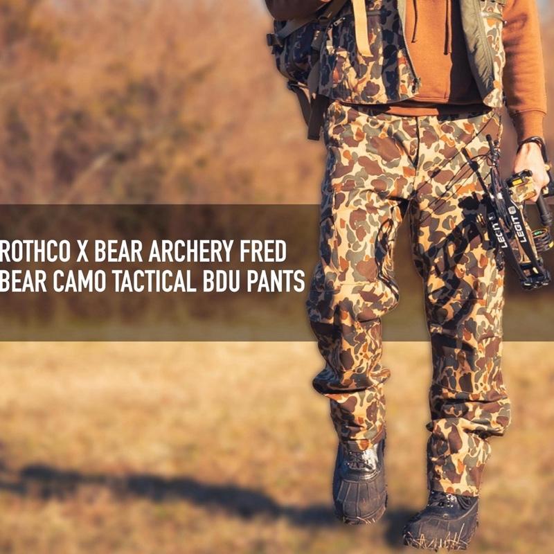 Rothco X Bear Archery Fred Bear Camo Tactical BDU Pants