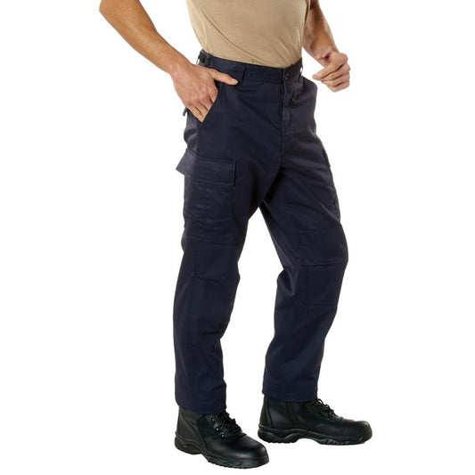Rothco Relaxed Fit Tactical BDU Pants with Zipper Fly and Multiple Pockets - Cargo Pants, Menswear Outdoor Wide Leg Casual Cargo Pants - Available In Plus or Regular Sizes, Multiple Colors