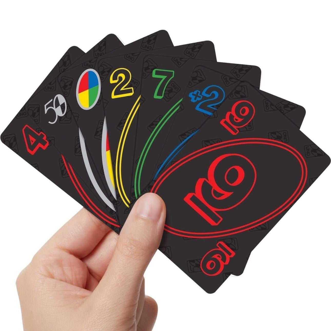 UNO Premium 50th Anniversary Edition Matching Card Game with Commemorative Coin