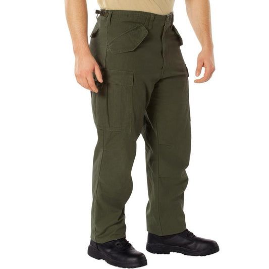 Rothco Men’s Vintage M-65 Field Pant Olive Drab - Outdoor Classic Menswear M-65 Pants