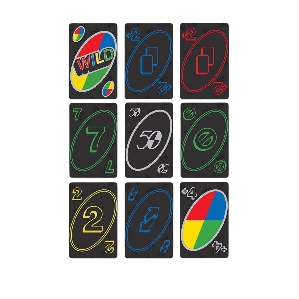 UNO Premium 50th Anniversary Edition Matching Card Game with Commemorative Coin