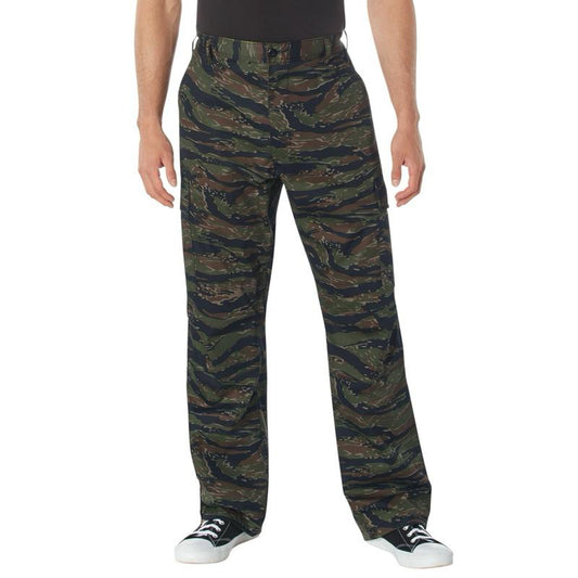 Rothco Relaxed Fit Tactical BDU Pants with Zipper Fly and Multiple Pockets - Cargo Pants, Menswear Outdoor Wide Leg Casual Cargo Pants - Available In Plus or Regular Sizes, Multiple Colors