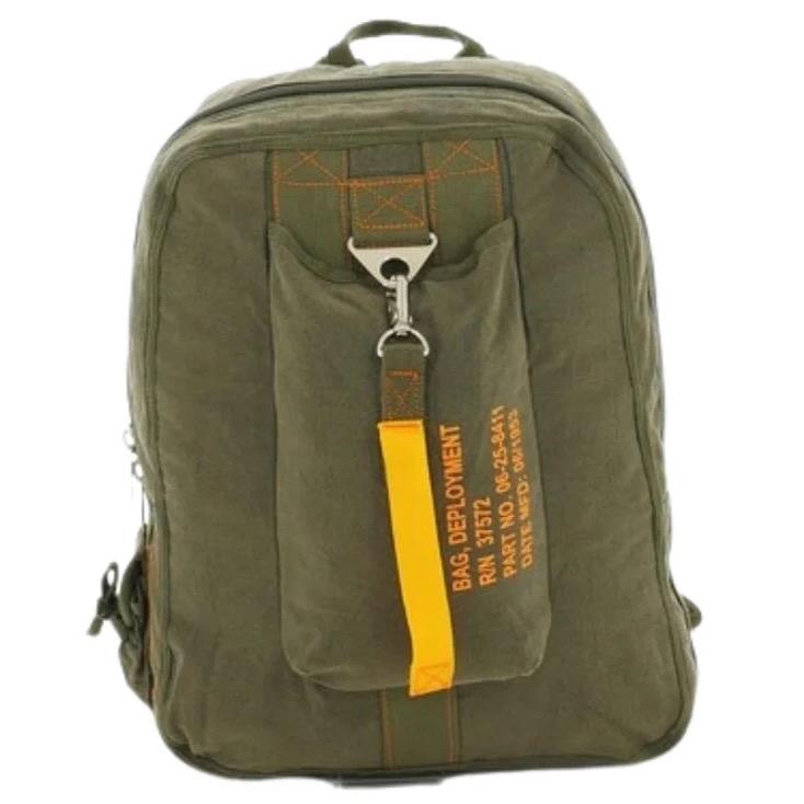 Rothco Vintage Canvas Flight Bag - Olive Drab, Black, or Brown, Large Capacity, Secure Storage, Durable Material Backpack Unisex Backpack, Bug Out Bag