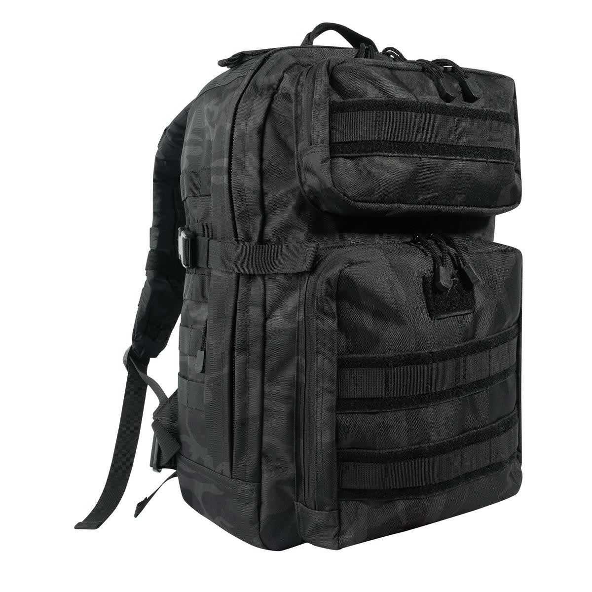 Rothco Midnight Camo Fast Mover Tactical Backpack with 34L Capacity for