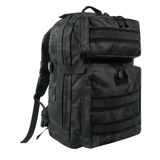 Rothco Midnight Camo Fast Mover Tactical Backpack with 34L Capacity for