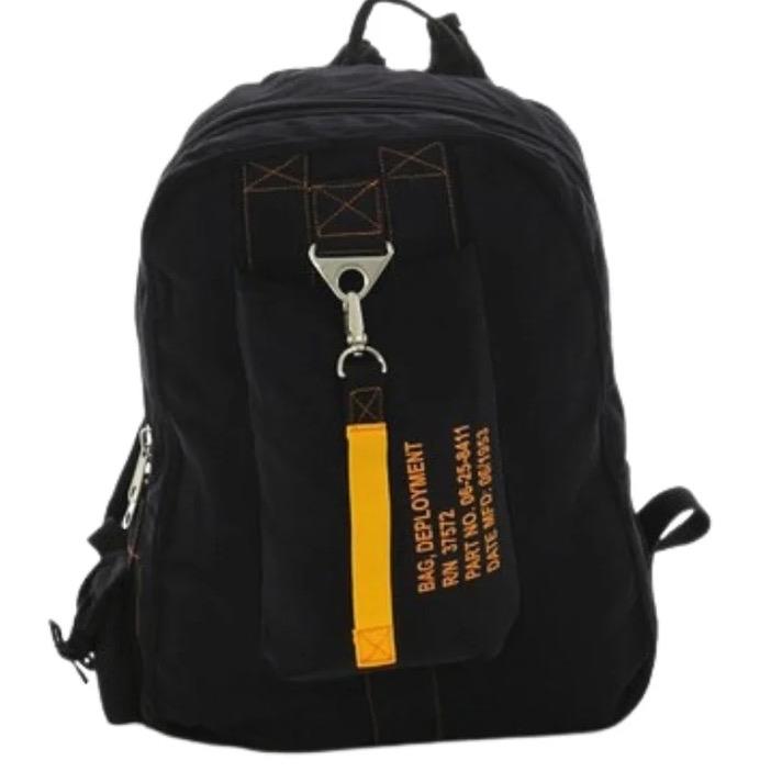 Rothco Vintage Canvas Flight Bag - Black, Olive Drab, or Brown, Large Capacity, Secure Storage, Durable Material