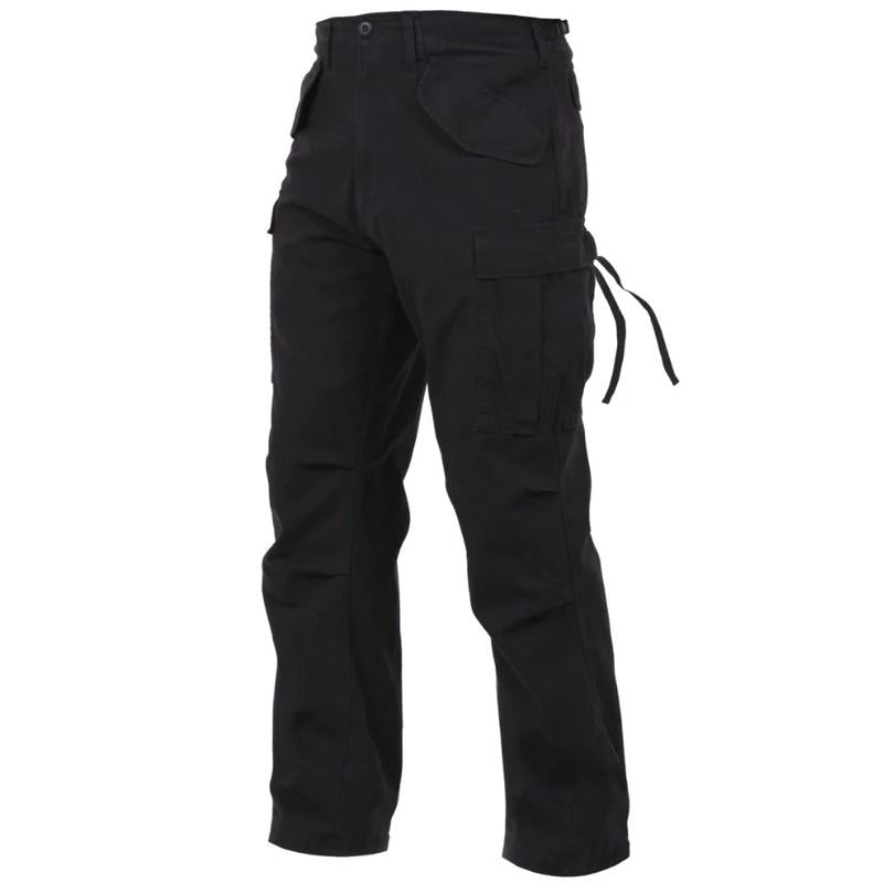 Rothco Men’s Vintage M-65 Field Pant Black - Outdoor Classic Menswear M-65 Pants