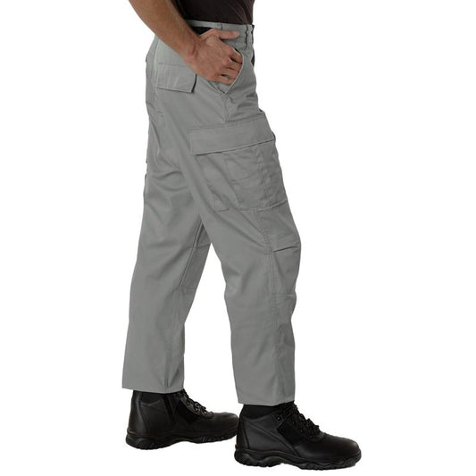 Rothco Relaxed Fit Tactical BDU Pants with Zipper Fly and Multiple Pockets - Cargo Pants, Menswear Outdoor Wide Leg Casual Cargo Pants - Available In Plus or Regular Sizes, Multiple Colors
