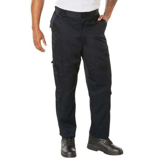Rothco EMT Pants Midnight Navy Blue - Durable Poly/Cotton Twill with 9 Pockets Including Scissors, Flashlights & Essential Gears Pockets for Emergency Response Professionals