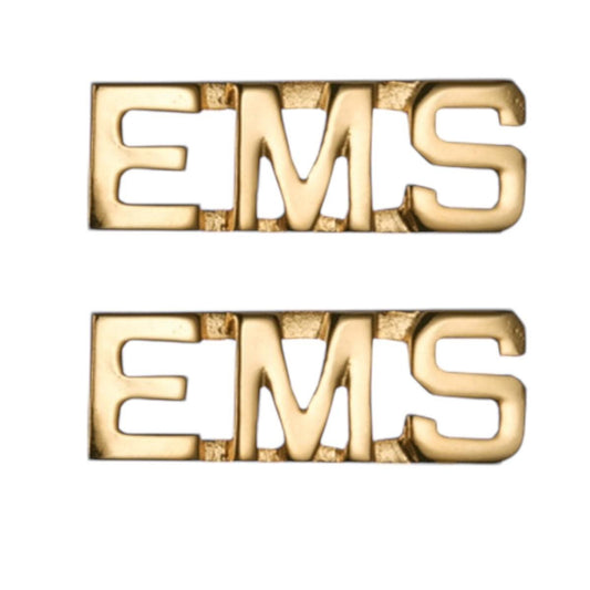 Smith & Warren EMS Metal Pin-On-Pair - Gold/Silver, 3/8 inch, Non-Subdued