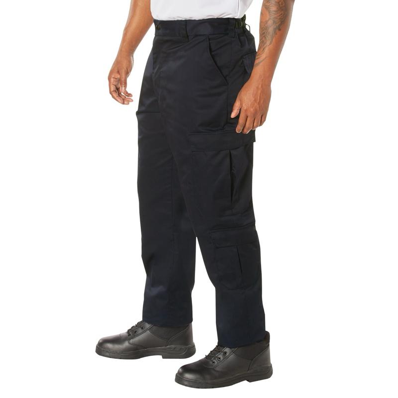 Rothco EMT Pants Navy Blue - Durable Poly/Cotton Twill with 9 Pockets for Scissors, Flashlights, and Essential Gears, Available in Black, Midnight Navy, Navy Blue, Sizes XS to 5XL