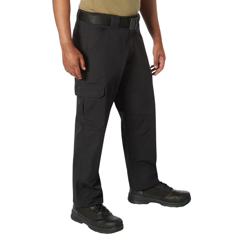 Rothco Tactical Cargo Pants – Rip-Stop Cargo Pants with Stain & Water-Resistant Fabric and EDC Storage, Menswear Cargo Pants, Multiple Colors Black, Khaki, Midnight Navy Blue