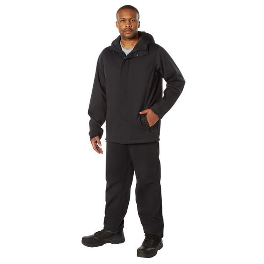 Rothco Shadow Ops Waterproof Rain Suit With Pants And Jacket - Hiking Waterproof Rain Clothes, Camping, Fishing, Outerwear Outdoor Rain Gear