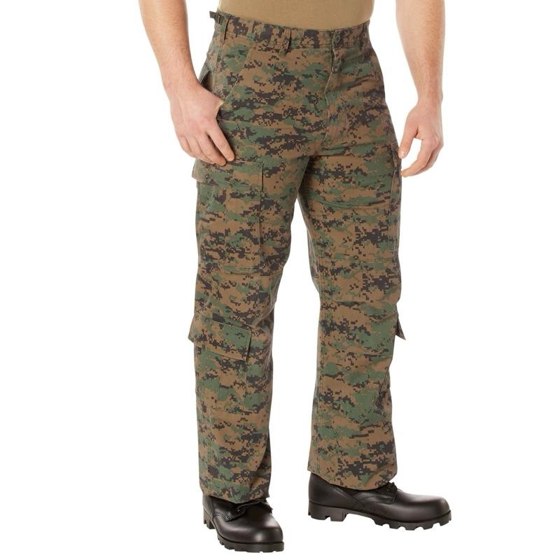 Rothco Men’s Vintage Paratrooper Cargo Fatigue Pants Tiger Stripe Camo - Menswear Trouser