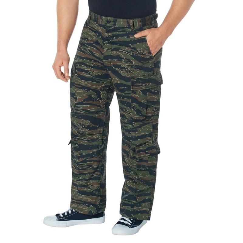 Rothco Men’s Vintage Paratrooper Cargo Fatigue Pants Subdued Urban Camo - Menswear Trouser