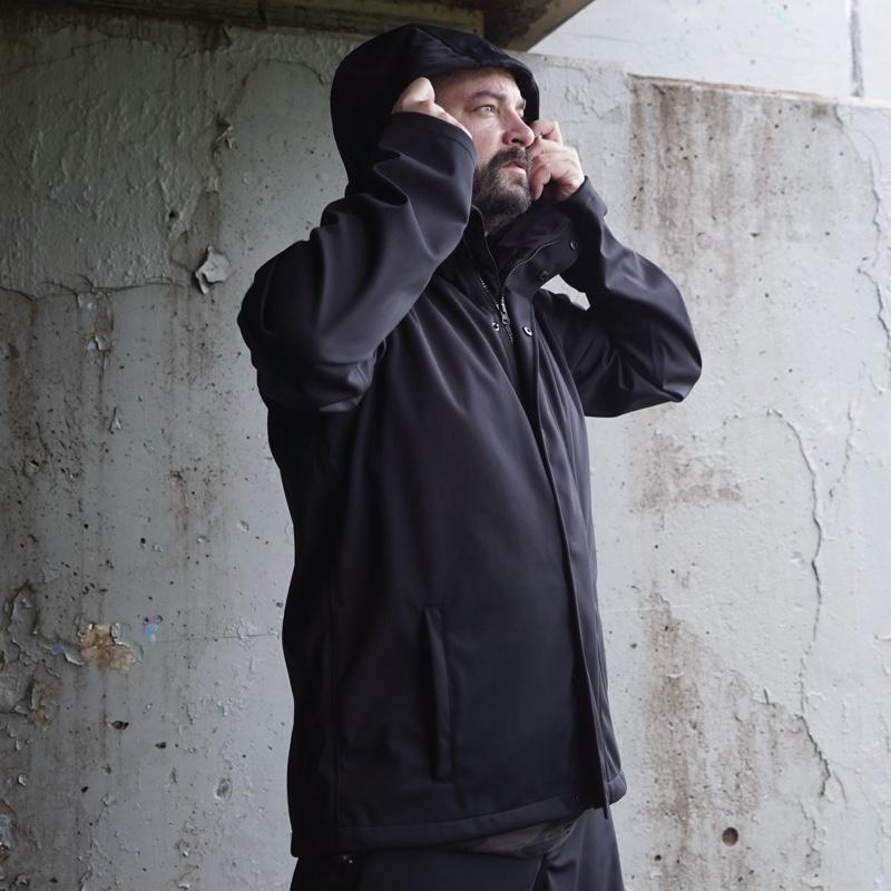 Rothco Shadow Ops Waterproof Rain Jacket Black - Men’s Waterproof Raincoat, Rain Gear