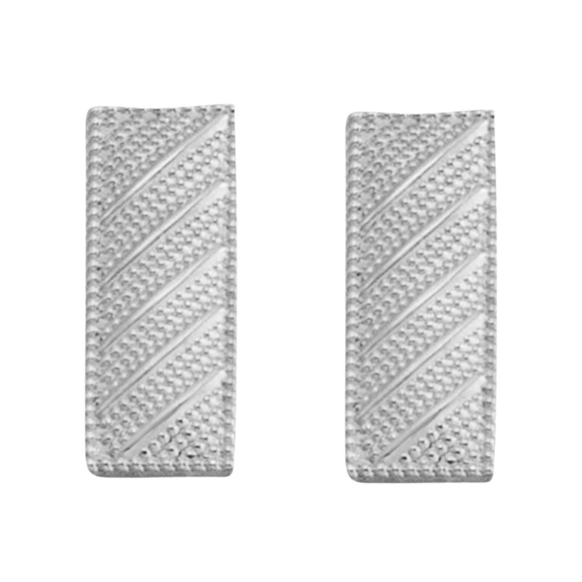 Smith & Warren 3/4" H Lieutenant Bars Collar Brass Rank Insignia Embossed