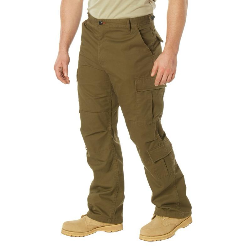 Rothco Men’s Vintage Paratrooper Cargo Fatigue Pants Navy Blue - Menswear Trouser