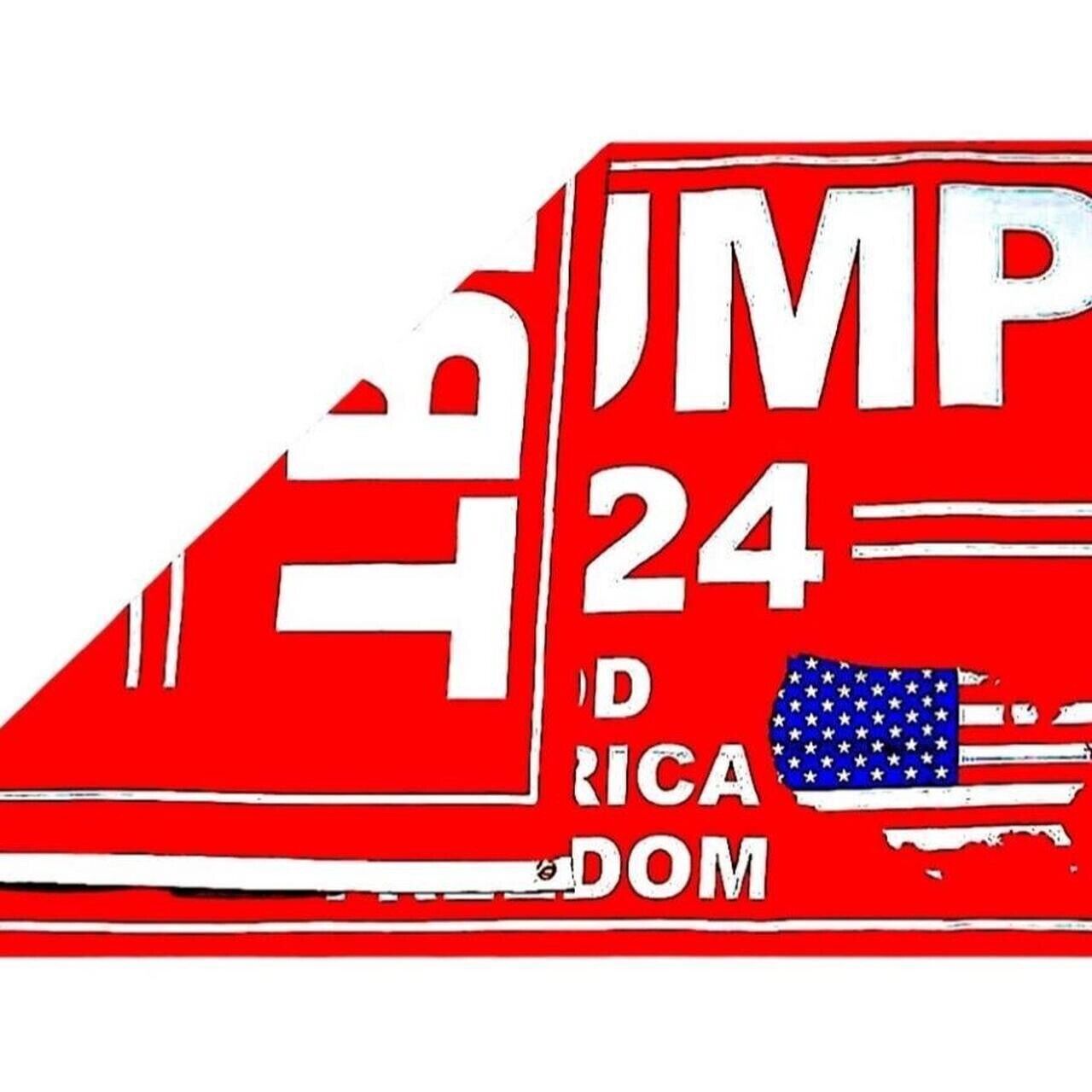 Trump 2024 God American Freedom Presidential Campaign Flag Banner 3’x5’ Feet