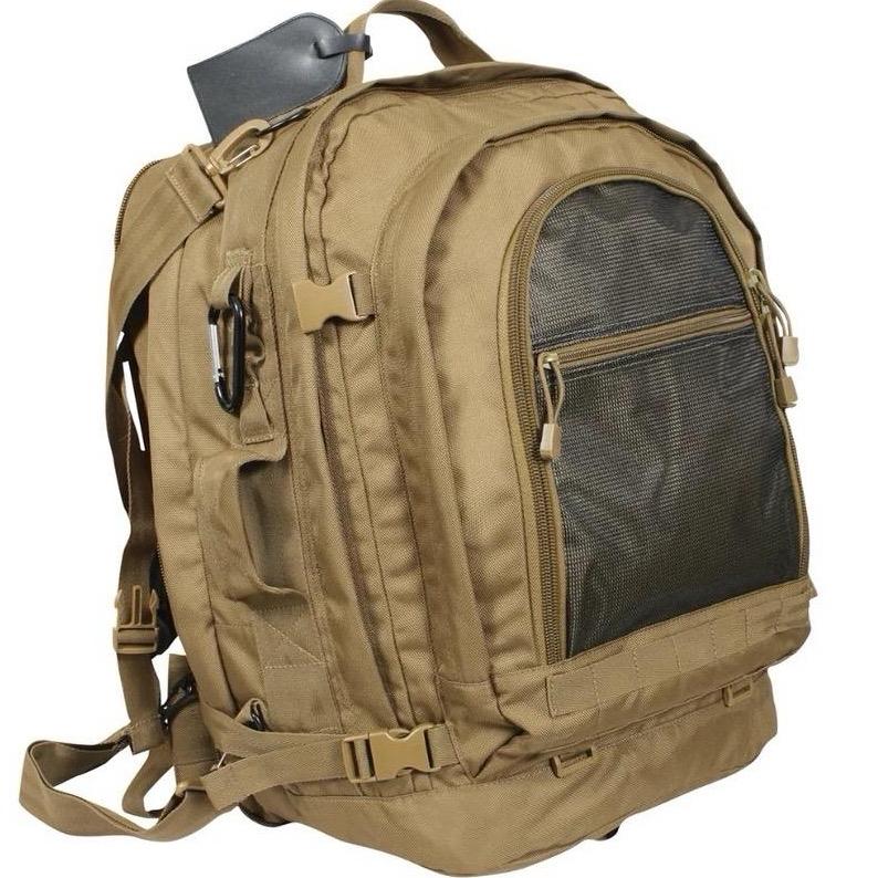 ROTHCO Move Out Tactical Travel Backpack - Bug Out Bag, Tactical Backpack, Black, ACU Digital Camo, Coyote Brown