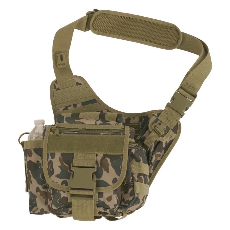 Rothco X Bear Archery Fred Bear Camo Concealed Carry Advanced Tactical Bag with Drawstring Closure, 16 Utility Pockets, and MOLLE Compatible Features