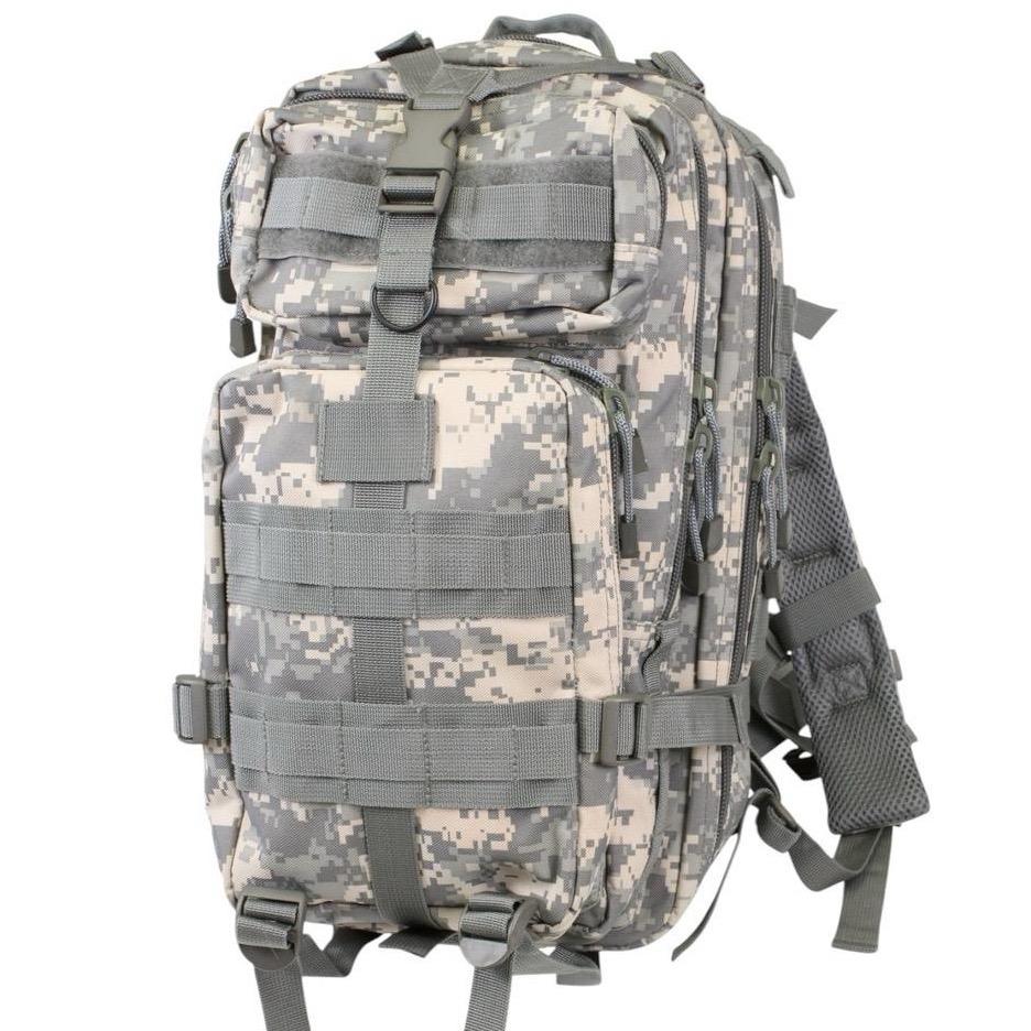 Rothco Medium Transport Pack Backpack for Tactical Gear and Outdoor Supplies - 25L Capacity and 3 Zippered Compartments