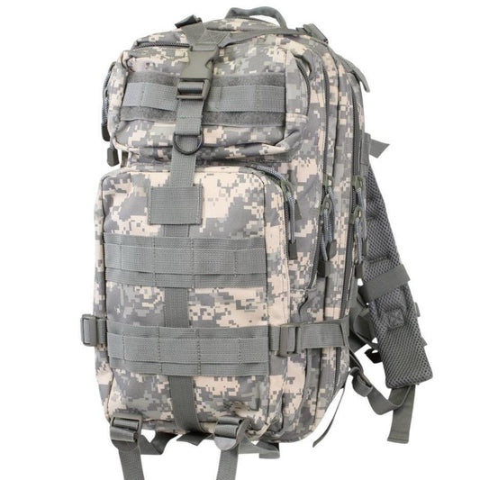 Rothco Medium Transport Pack Backpack for Tactical Gear and Outdoor Supplies - 25L Capacity and 3 Zippered Compartments