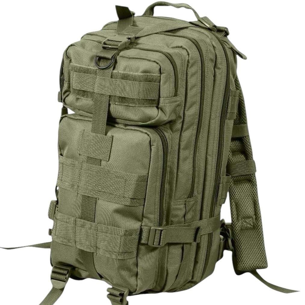 Rothco Medium Transport Pack Backpack for Tactical Gear and Outdoor Supplies - 25L Capacity and 3 Zippered Compartments