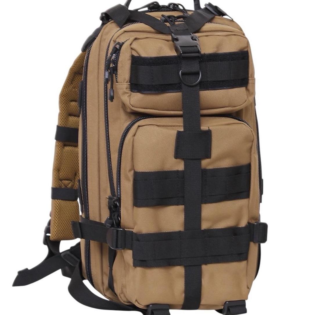 Rothco Medium Transport Pack Backpack for Tactical Gear and Outdoor Supplies - 25L Capacity and 3 Zippered Compartments