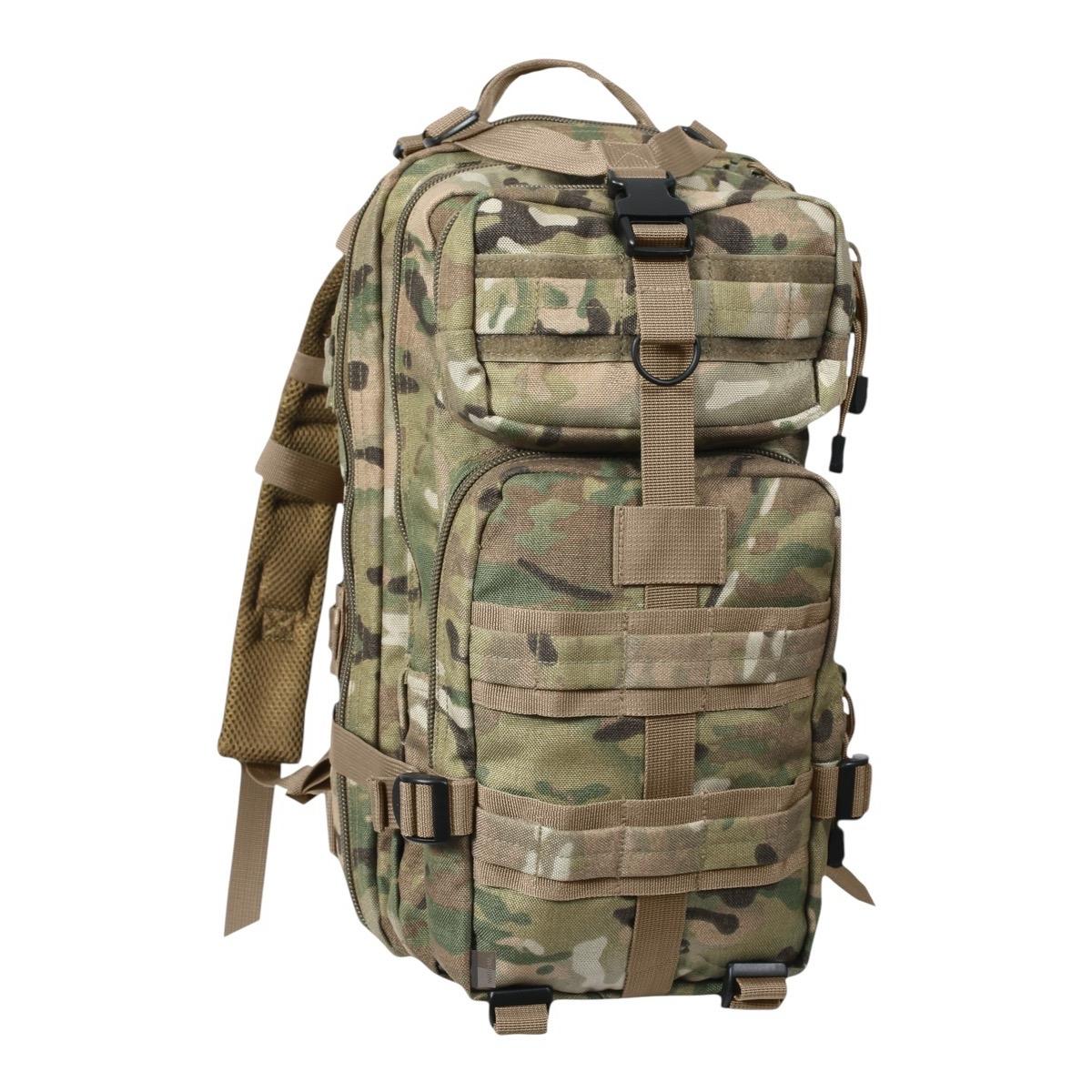 Rothco Medium Transport Pack Backpack for Tactical Gear and Outdoor Supplies - 25L Capacity and 3 Zippered Compartments