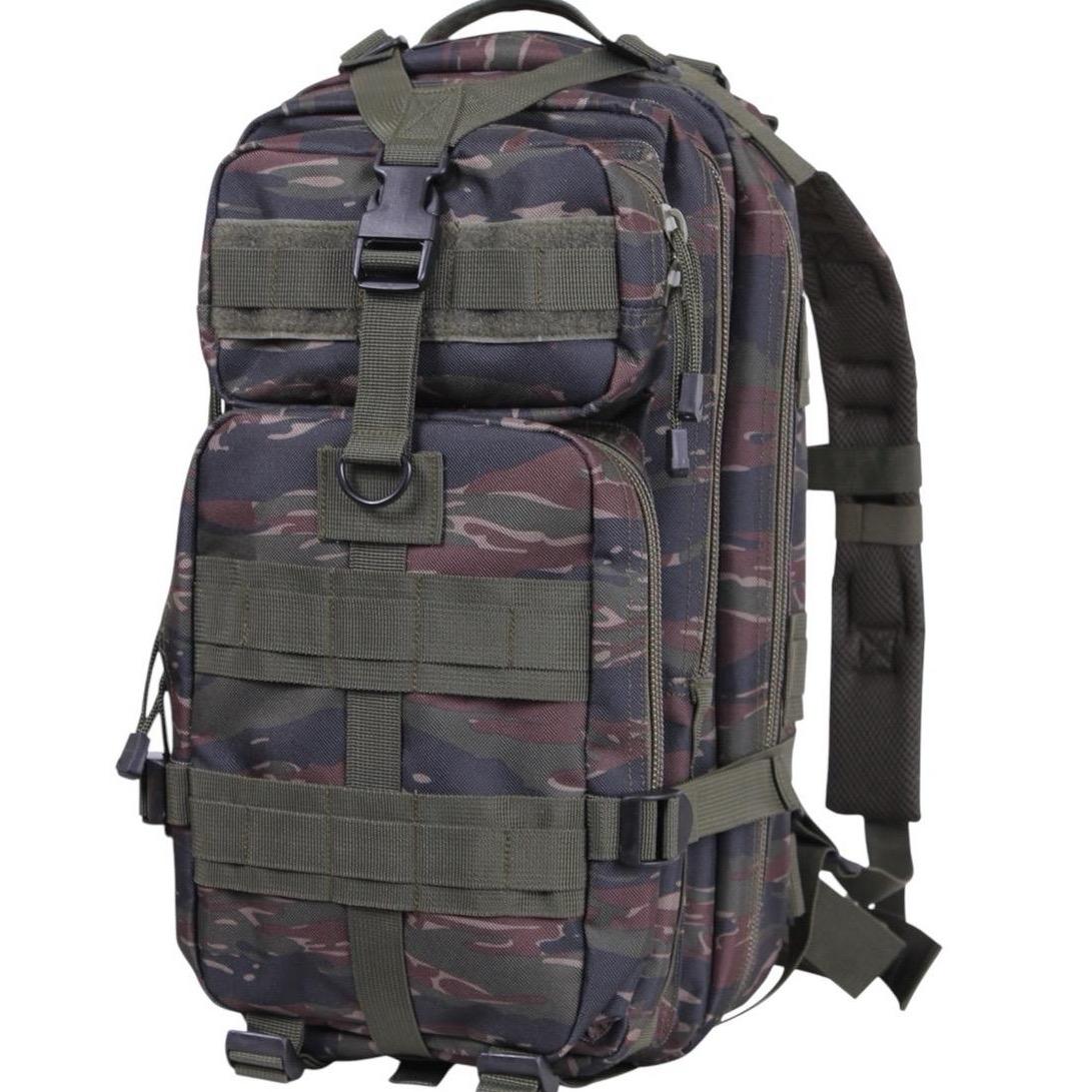 Rothco Medium Transport Pack - Hiking Backpack, 25L Capacity, MOLLE Compatible, Water Resistant, ISO Certified, Adjustable Padded Shoulder Straps