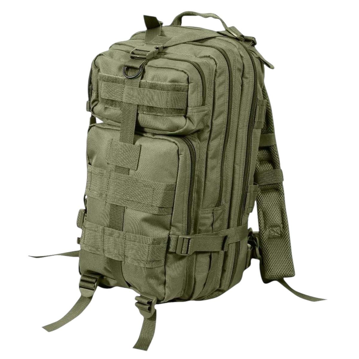 Rothco Medium Transport Pack Backpack for Tactical Gear and Outdoor Supplies - 25L Capacity and 3 Zippered Compartments