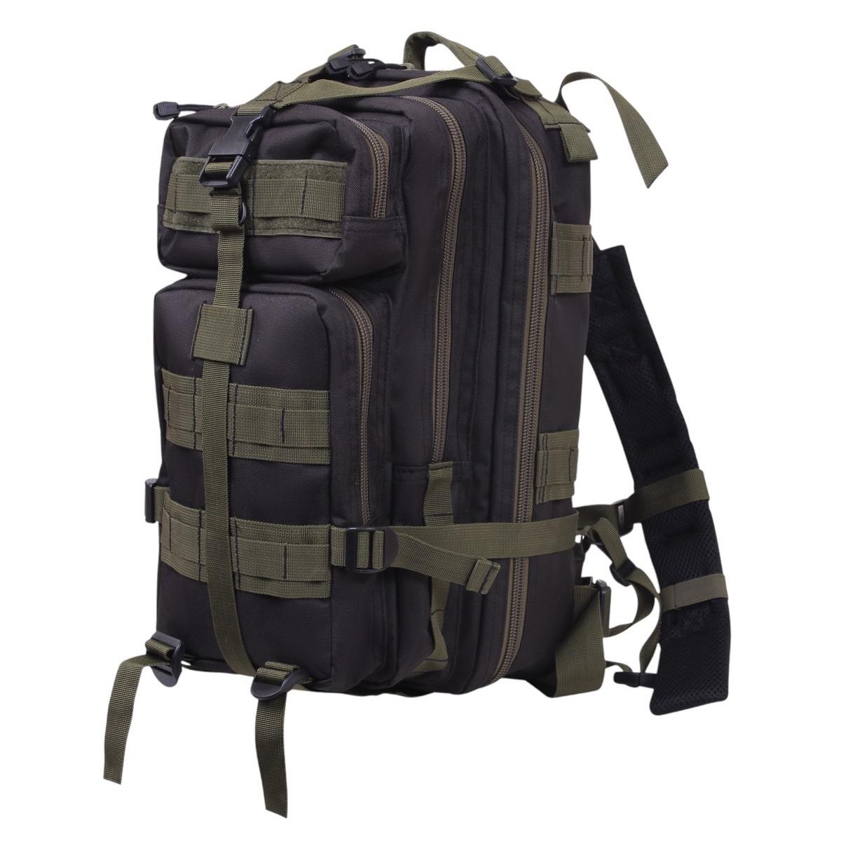Rothco Medium Transport Pack Backpack for Tactical Gear and Outdoor Supplies - 25L Capacity and 3 Zippered Compartments