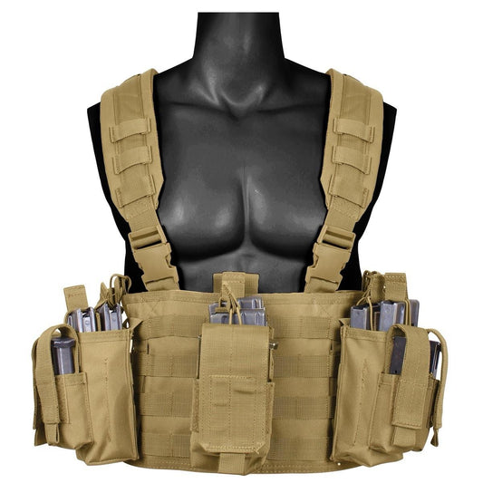 Rothco Operators Tactical Chest Rig - Lightweight and Efficient Alternative to Traditional Plate Carrier Vests - Menswear
