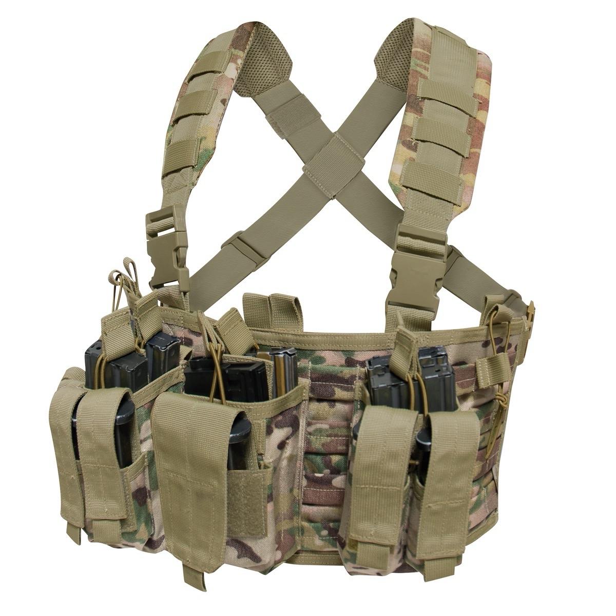 Rothco Operators Tactical Chest Rig - Lightweight and Efficient Alternative to Traditional Plate Carrier Vests - Menswear